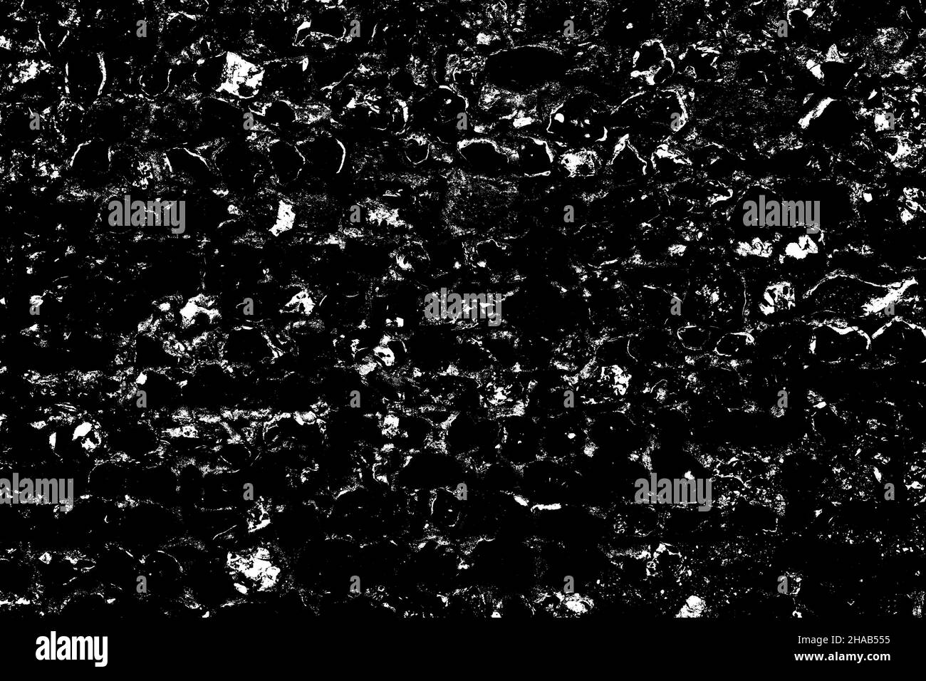 Arrière-plan abstrait de motifs noirs et blancs aléatoires variés, avec bords durs.Motif noir et blanc texturé ou monochrome.Textures aléatoires. Banque D'Images
