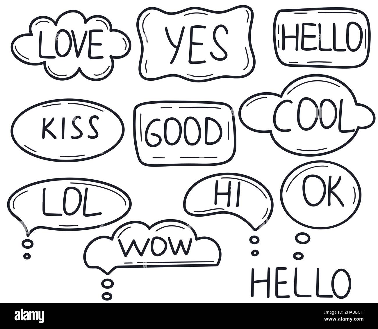 Ensemble d'étiquettes de planificateur illustration vectorielle isolée Illustration de Vecteur