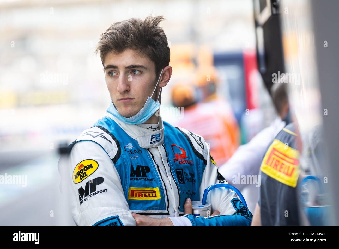 Doohan Jack (aus), MP Motorsport, Dallara F2, portrait lors de la ronde 8th du Championnat de Formule 2 de la FIA 2021 du 10 au 12 décembre 2021 sur le circuit Yas Marina, à l'île Yas, Abu Dhabi - photo: Sebastian Rozendaal/DPPI/LiveMedia Banque D'Images