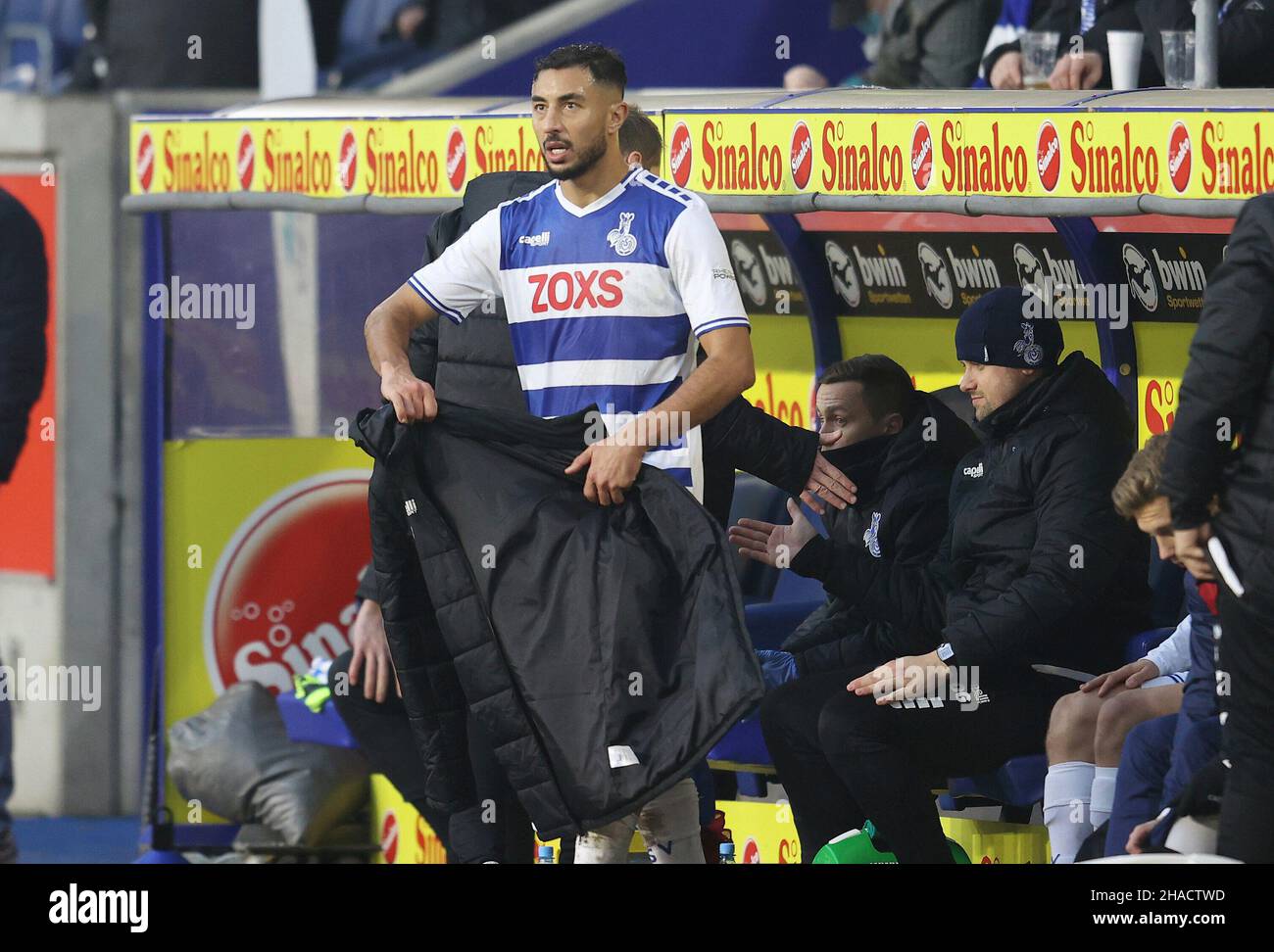 Firo: 11.12.2021 Fuvuball: Football: 3rd Bundesliga, saison 2021/2022 MSV Duisburg - SC Verl Aziz Bouhaddouz, déçu Banque D'Images
