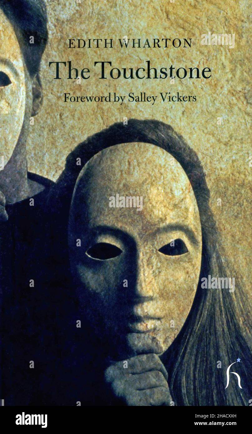 Couverture de livre « The Touchstone » d'Edith Wharton. Banque D'Images