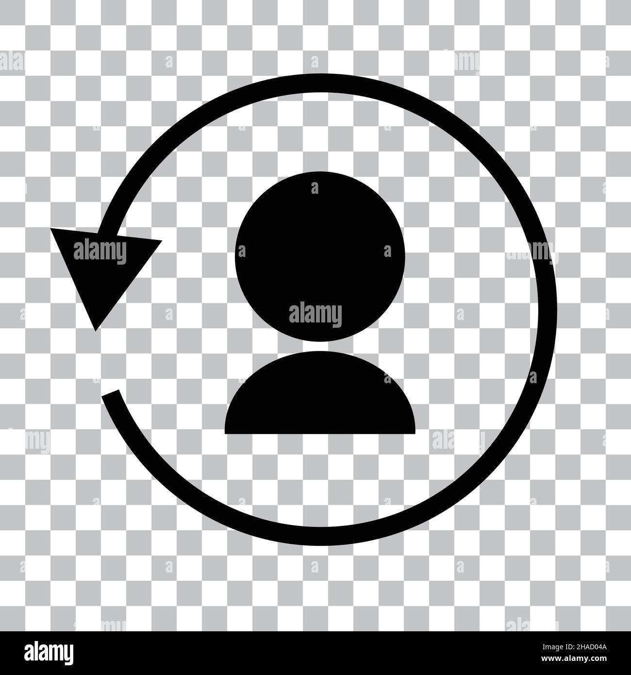 Il peut être utilisé pour remplacer le personnel dans les activités de l'entreprise. Illustration de Vecteur