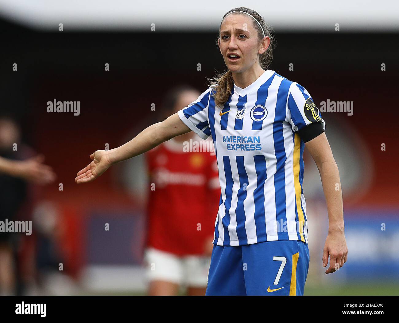 Crawley, Royaume-Uni, 12th décembre 2021.Ella Toone de Manchester United lors du match de la Super League féminine de la FA au stade de la pension du peuple, Crawley.Crédit photo à lire: Paul Terry / Sportimage crédit: Sportimage / Alay Live News Banque D'Images