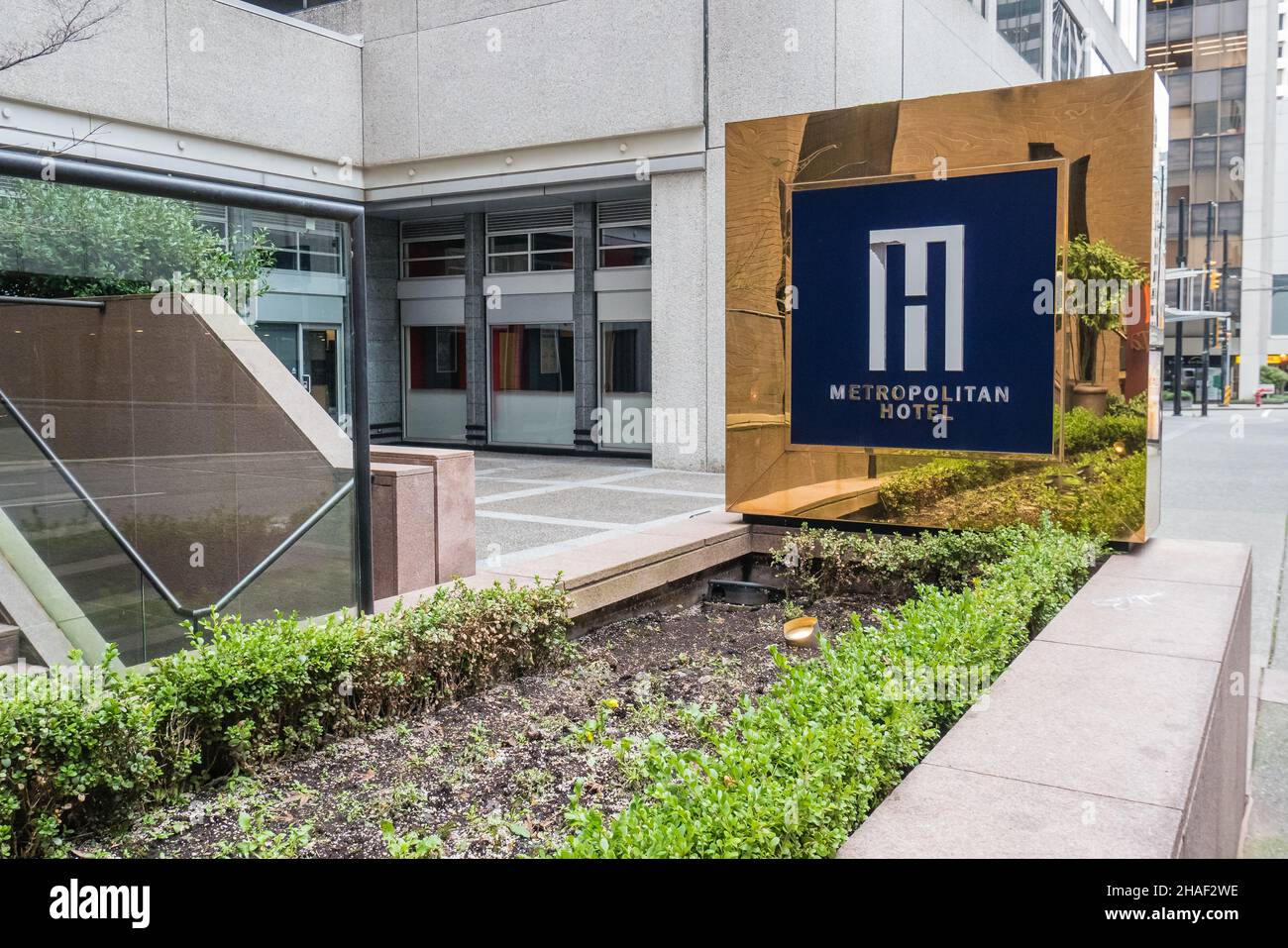 hôtel métropolitain de vancouver bc canada Banque D'Images