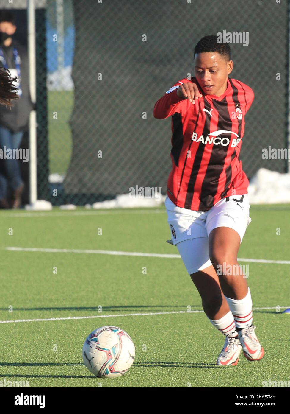 Turin, Italie.12th décembre 2021.Jane Refiloe (AC Milan) pendant Juventus FC vs AC Milan, football italien série A Women Match à Turin, Italie, décembre 12 2021 crédit: Independent photo Agency/Alamy Live News Banque D'Images
