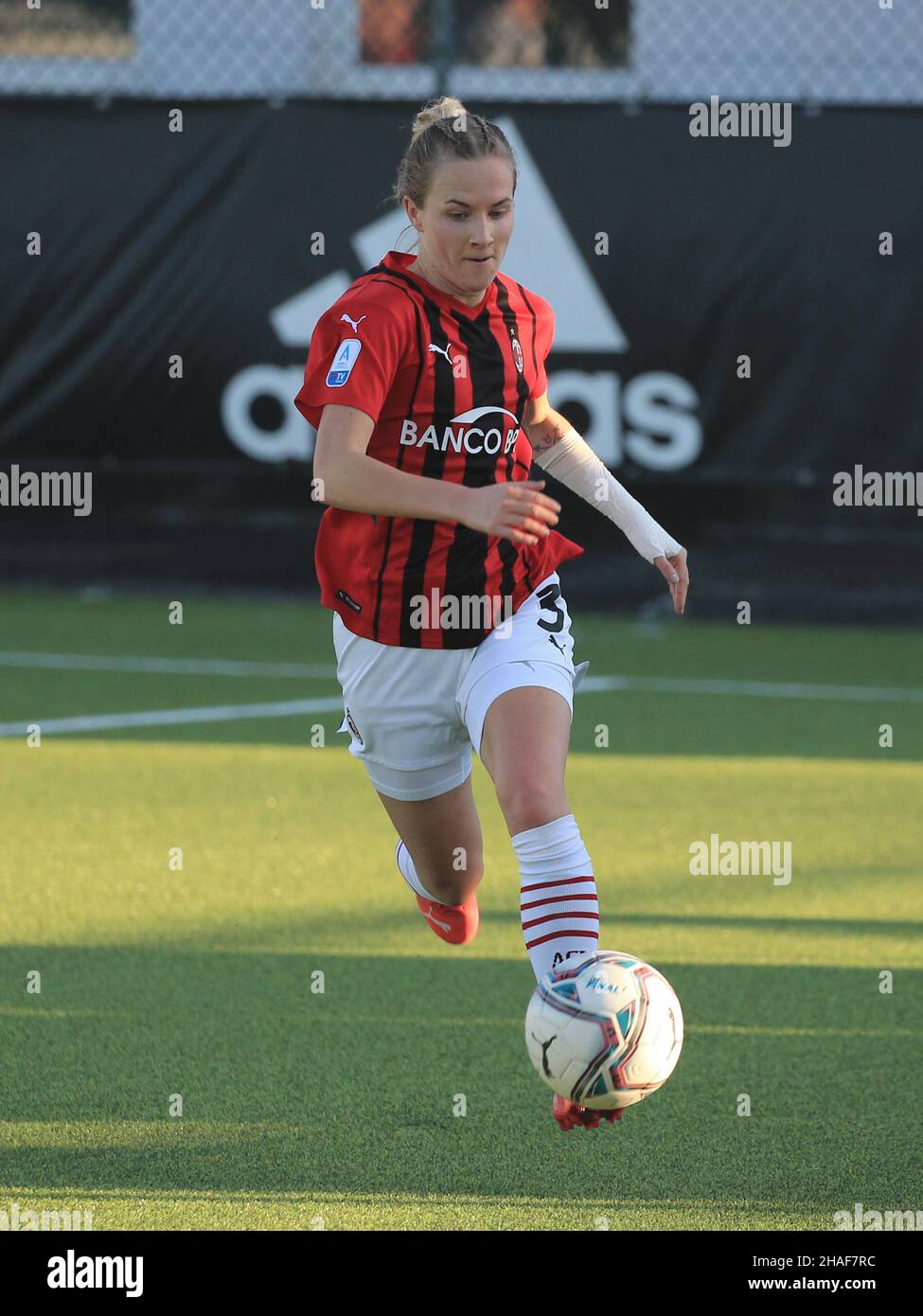 Turin, Italie.12th décembre 2021.Sara Andersen (AC Milan) pendant Juventus FC vs AC Milan, football italien série A Women Match à Turin, Italie, décembre 12 2021 crédit: Independent photo Agency/Alay Live News Banque D'Images