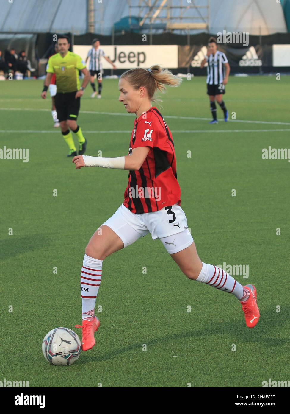 Turin, Italie.12th décembre 2021.Sara Andersen (AC Milan) pendant Juventus FC vs AC Milan, football italien série A Women Match à Turin, Italie, décembre 12 2021 crédit: Independent photo Agency/Alay Live News Banque D'Images