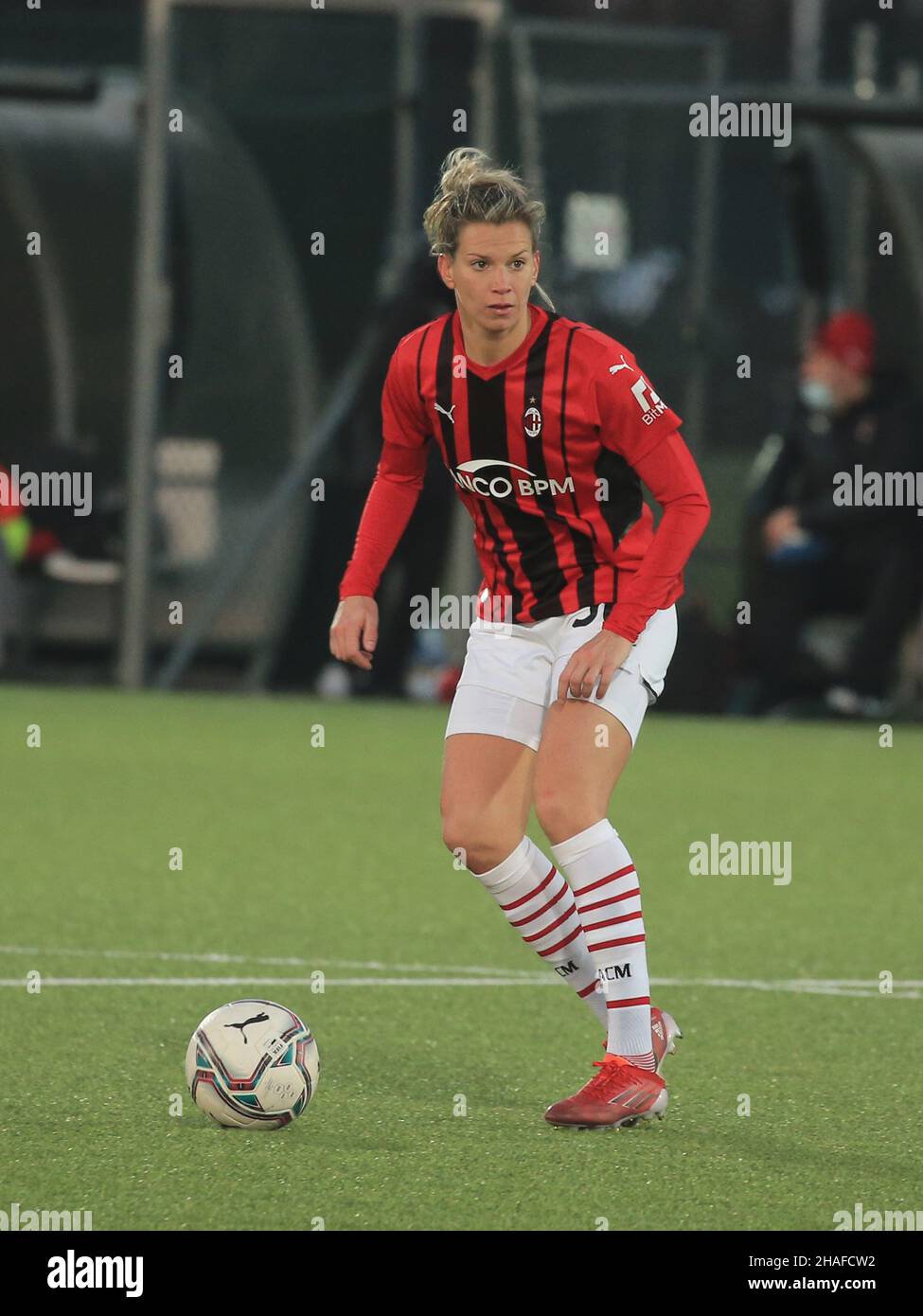 Turin, Italie.12th décembre 2021.Laura Agard (AC Milan) pendant Juventus FC vs AC Milan, football italien série A Women Match à Turin, Italie, décembre 12 2021 crédit: Independent photo Agency/Alay Live News Banque D'Images