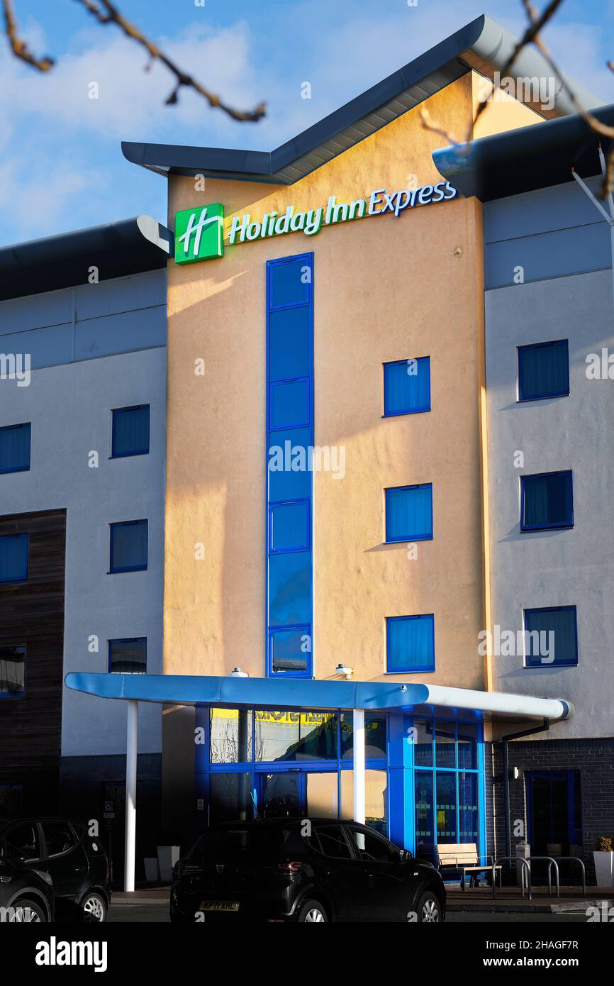 Hôtel Holiday Inn Express au Business Park, Kettering, Angleterre. Banque D'Images