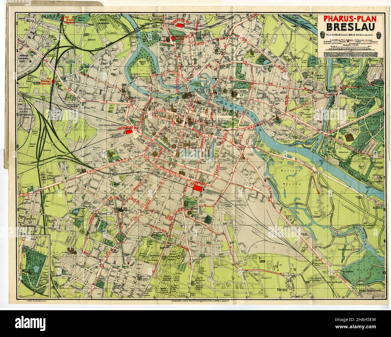 Carte Ancienne De Breslau 1665 – Reproduction – Déco Murale Vintage Allemagne