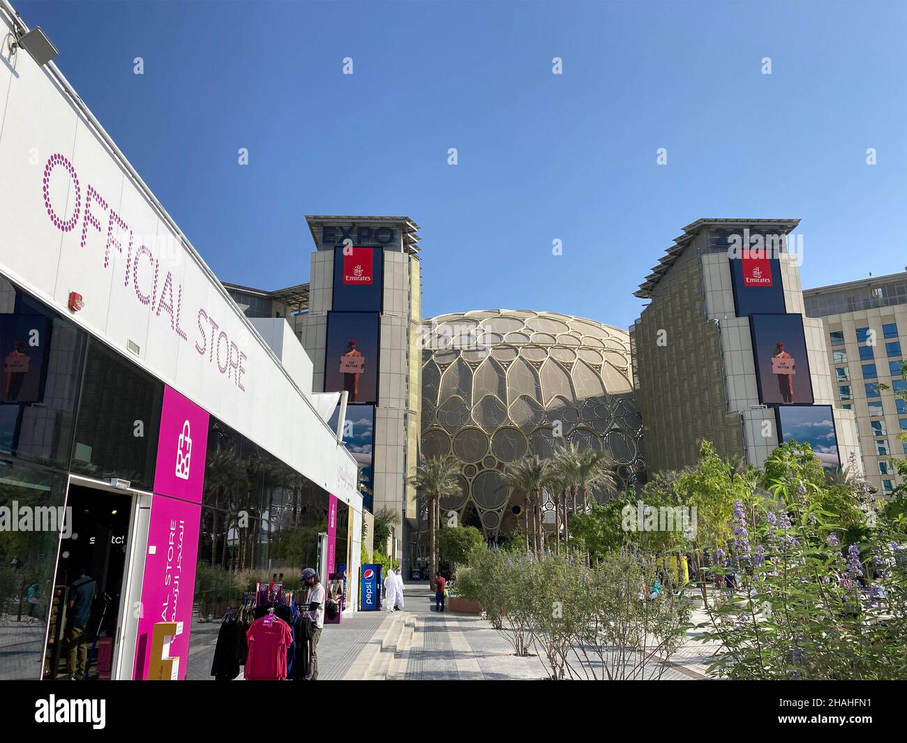 Émirats arabes Unis, Dubaï - 1 décembre 2021 : magasin officiel de l'exposition universelle 2020 Banque D'Images