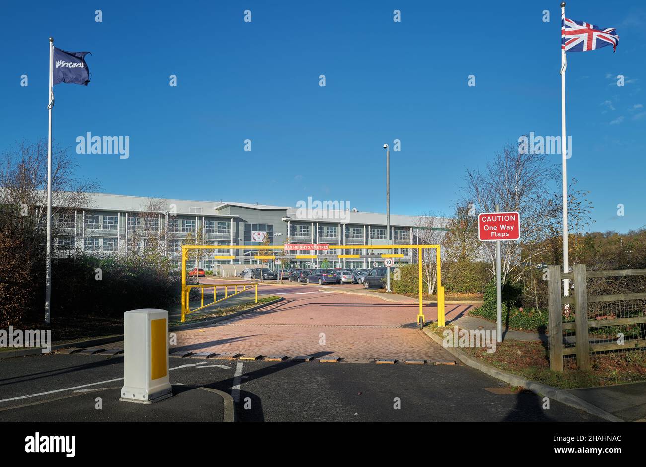 Entrepôt et parc logistique de Prologueis, Kettering, Angleterre. Banque D'Images