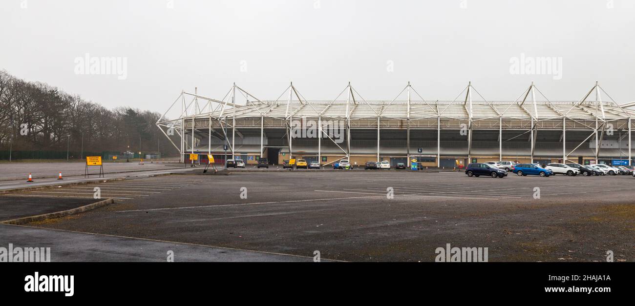 La Darlington Arena a été déclarée un nouveau centre de vaccination de masse contre le coronavirus pour la région nord-est de l'Angleterre, au Royaume-Uni Banque D'Images