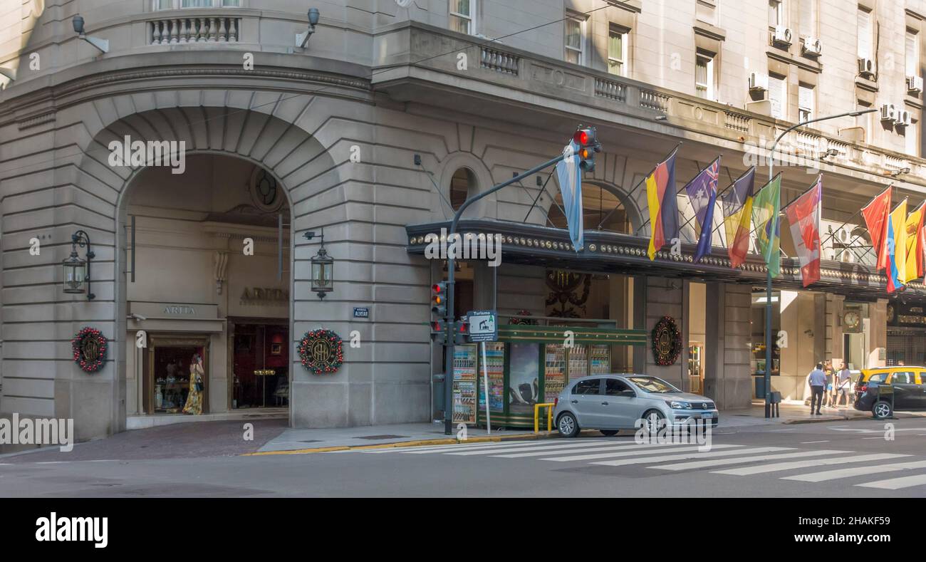 Alvear Palace Hotel, Recoleta, Buenos Aires, Argentine Banque D'Images