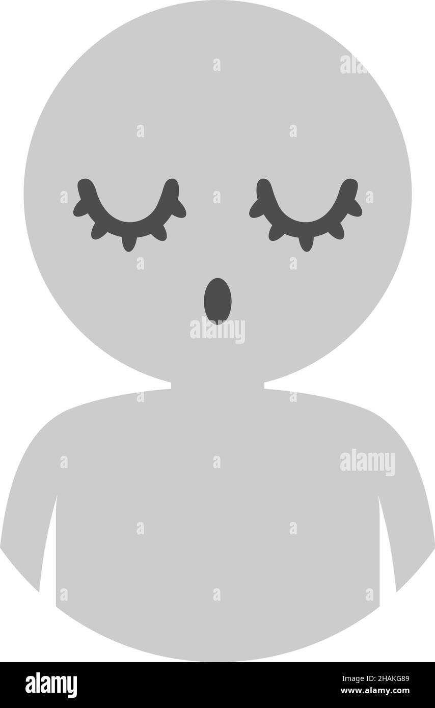 Emoji qui dort Banque d'images vectorielles Alamy