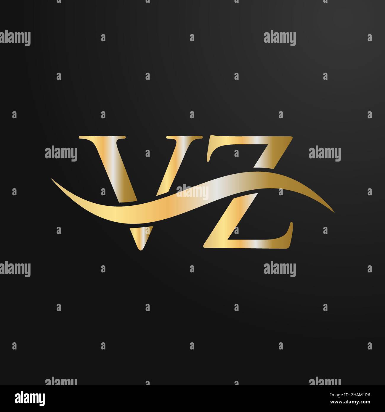 Modèle de logo Letter va.Va, V A lettre logo Modern, Flat, minimaliste