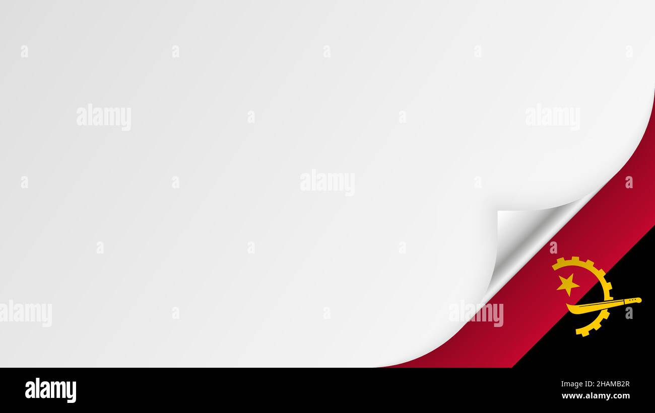 EPS10 fond patriotique vectoriel avec couleurs de drapeau angolais.Un élément d'impact pour l'utilisation que vous voulez en faire. Illustration de Vecteur