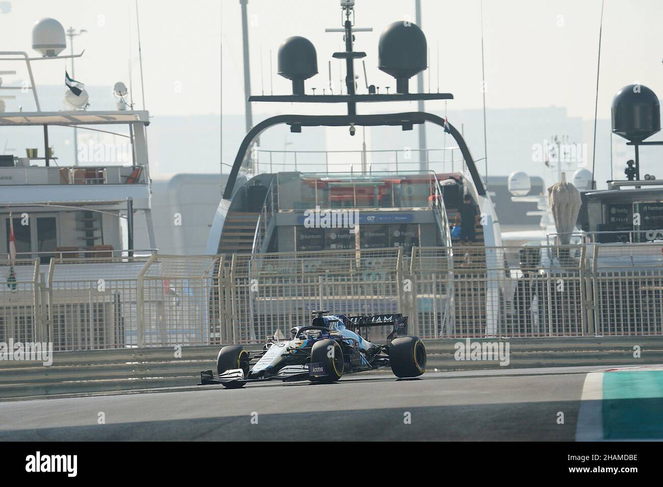 14.12.2021, circuit Yas Marina, Abu Dhabi, essais de Formule 1, sur la photo Logan Sargeant (USA), Williams Racing Banque D'Images