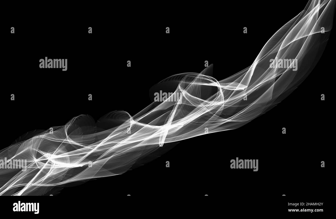 Technologie de gestion des communications Light Trail.Technologie de transmission de données pistes lumineuses.Image de la technologie de suivi d'exposition longue Banque D'Images