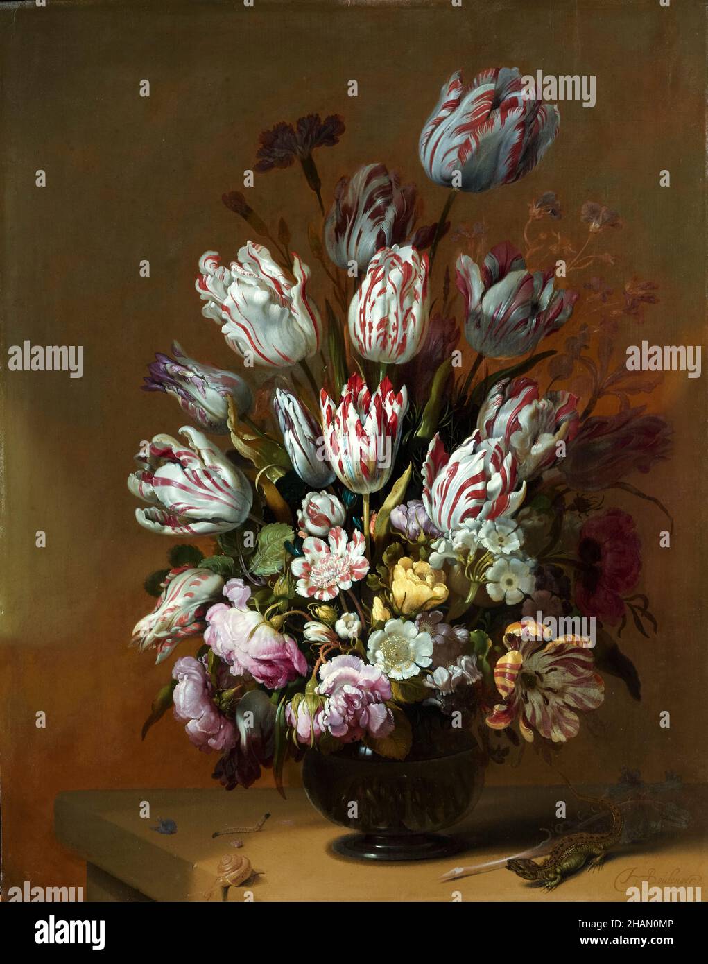 Hans Bollongier, peinture, Floral Still Life, 1639 Banque D'Images