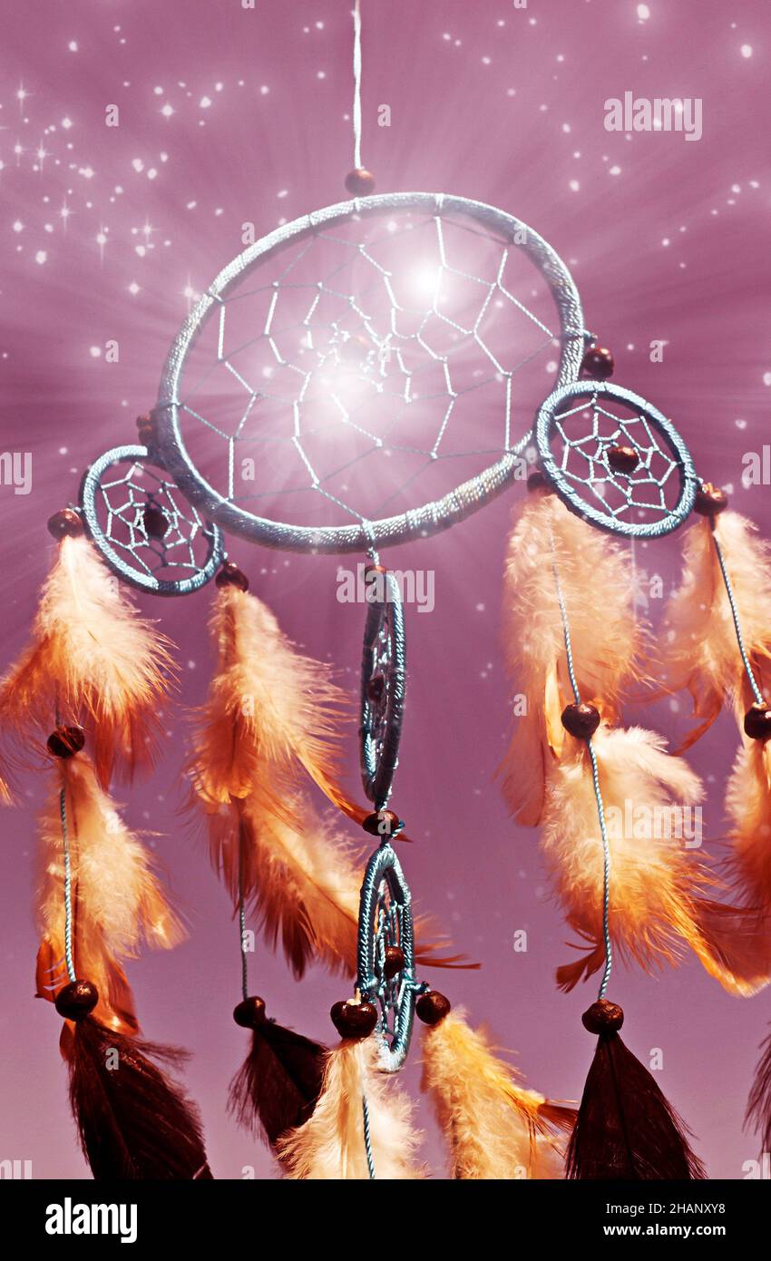 Native American dreamcatcher Banque D'Images