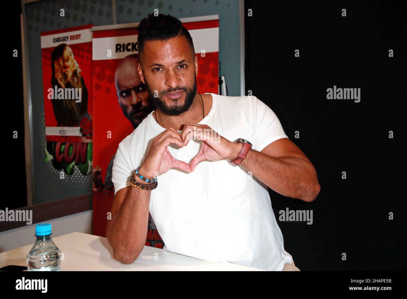 DEU, Deutschland, Dortmund, 03.12.21, Messe Dortmund Westfalenhallen,German Comic con Dortmund 2021, Ricky Whittle (The 100, American Gods) Banque D'Images