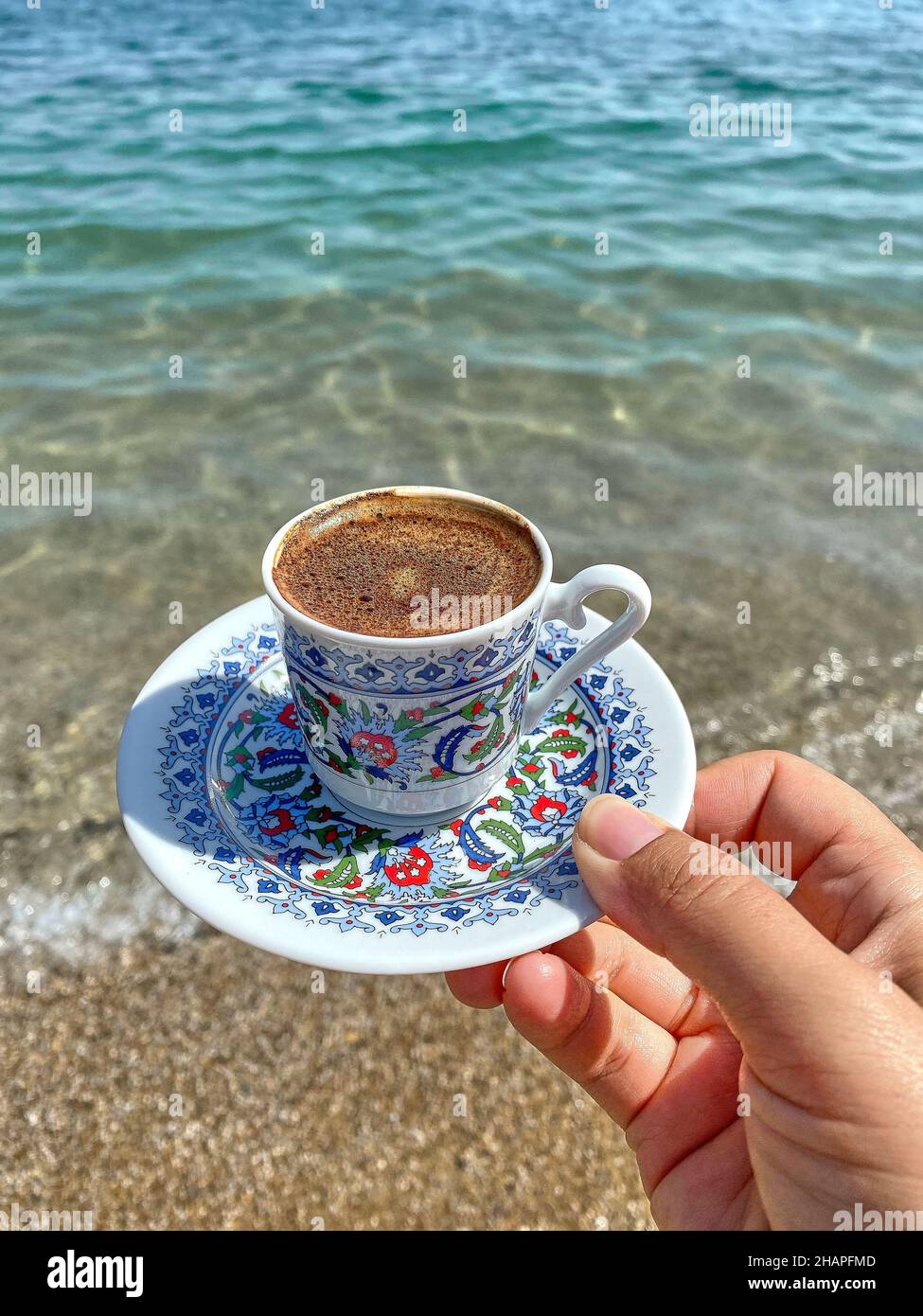 Le concept de café turc est proche Banque D'Images