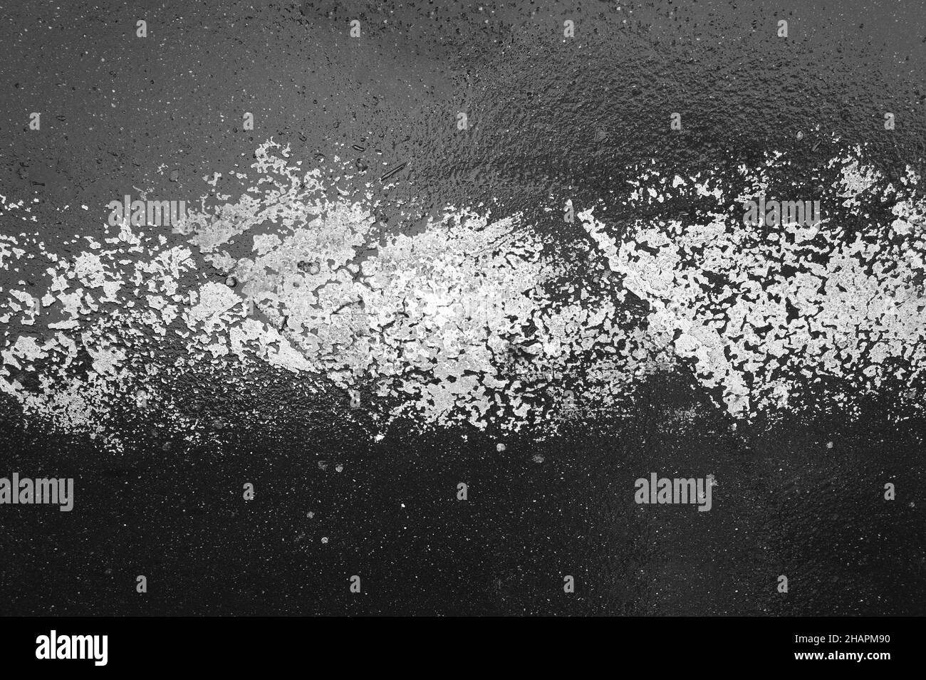 Arrière-plan de la texture de la ligne de signalisation noir et blanc Banque D'Images