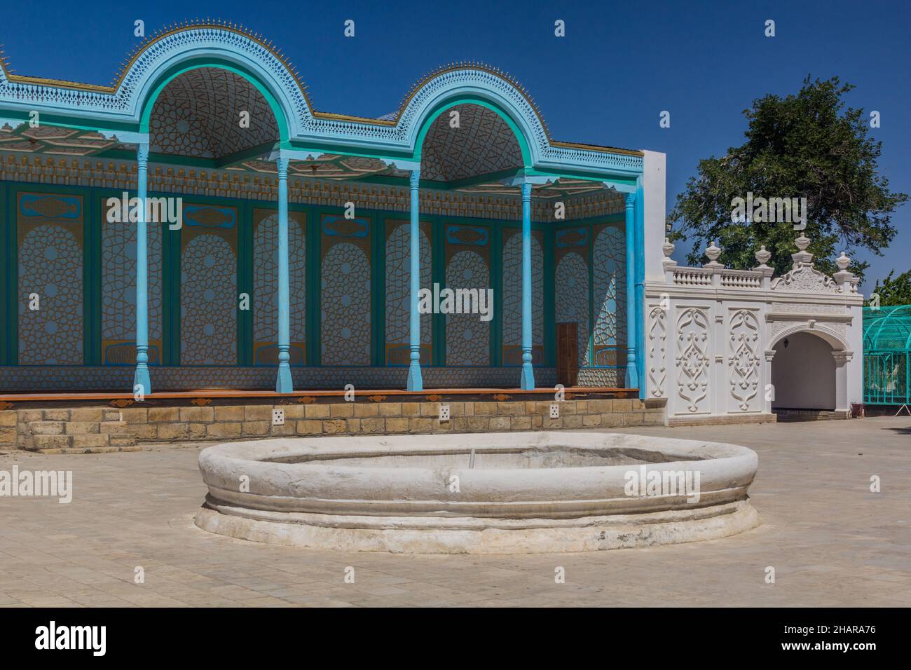 Emir's Summer Palace of Moon-like Stars Sitorai-Mokhi-Khosa près de Bukhara, Ouzbékistan Banque D'Images