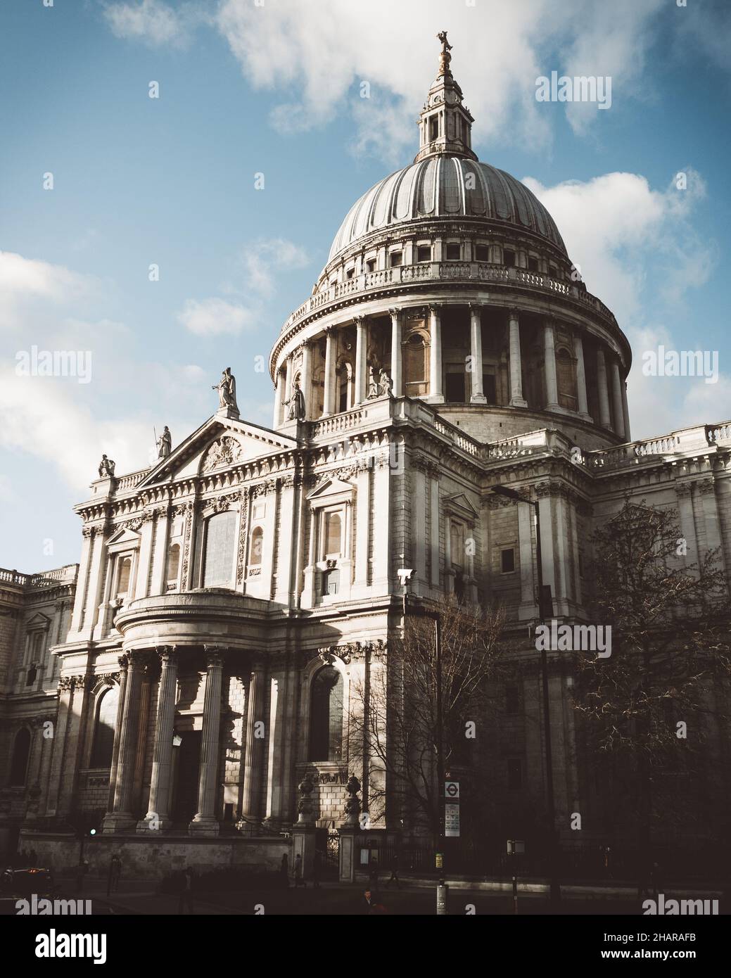 Belle photo de la cathédrale Saint-Paul en Grande-Bretagne au Royaume-Uni Banque D'Images