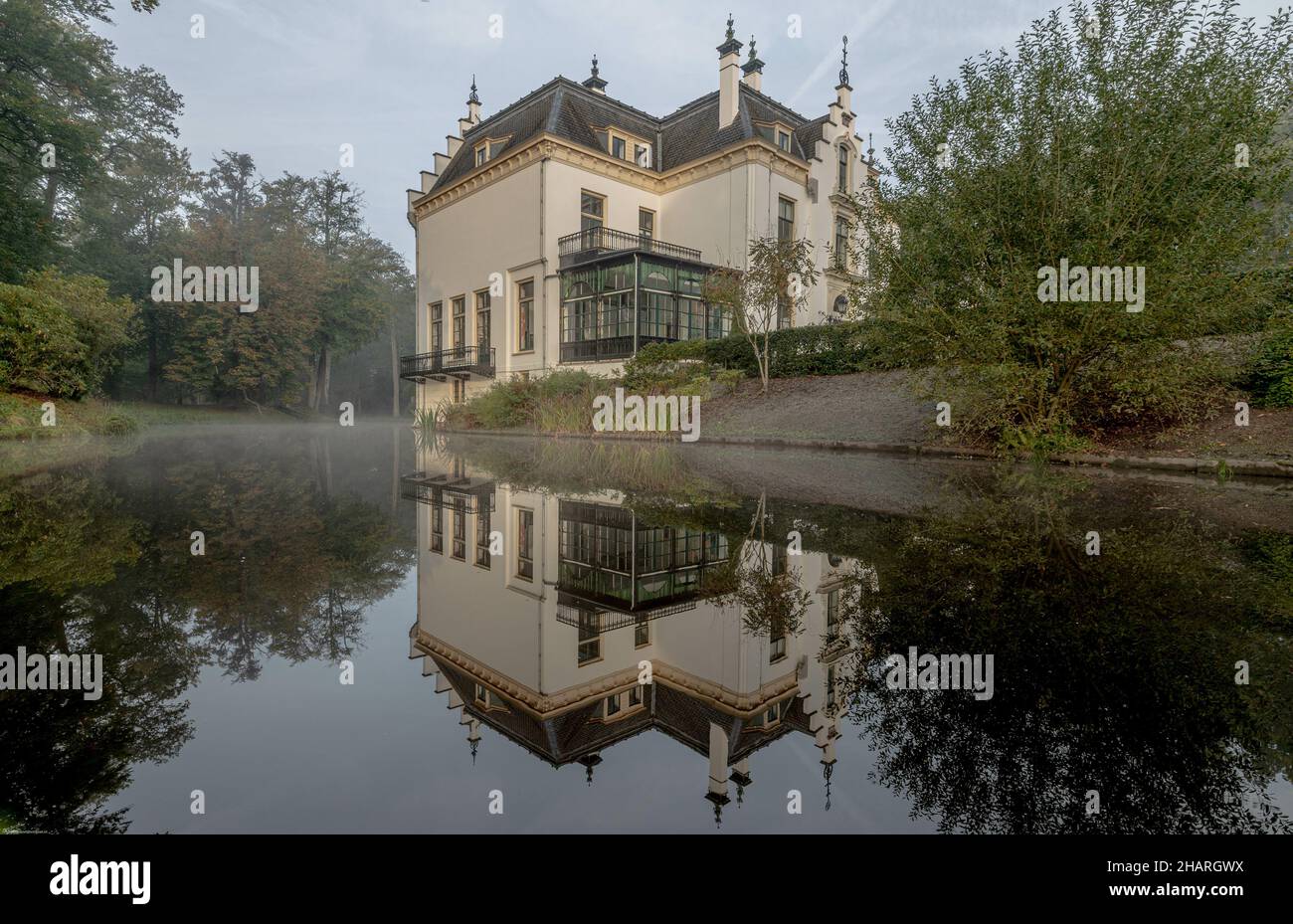 Belle photo du monument Kasteel Staverden à Ermelo, pays-Bas Banque D'Images