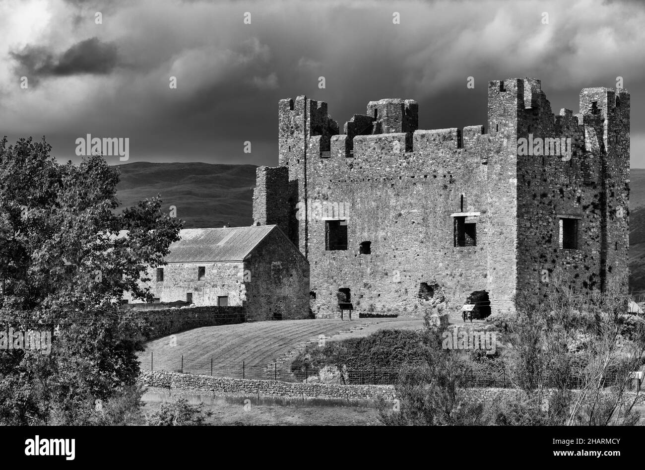 Château Royal à Greencastle, Comté en bas, Irlande du Nord, Royaume-Uni Banque D'Images