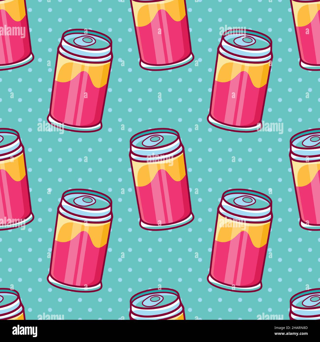 la boisson non alcoolisée peut être illustrée sans couture avec un motif vectoriel dans un style plat Illustration de Vecteur