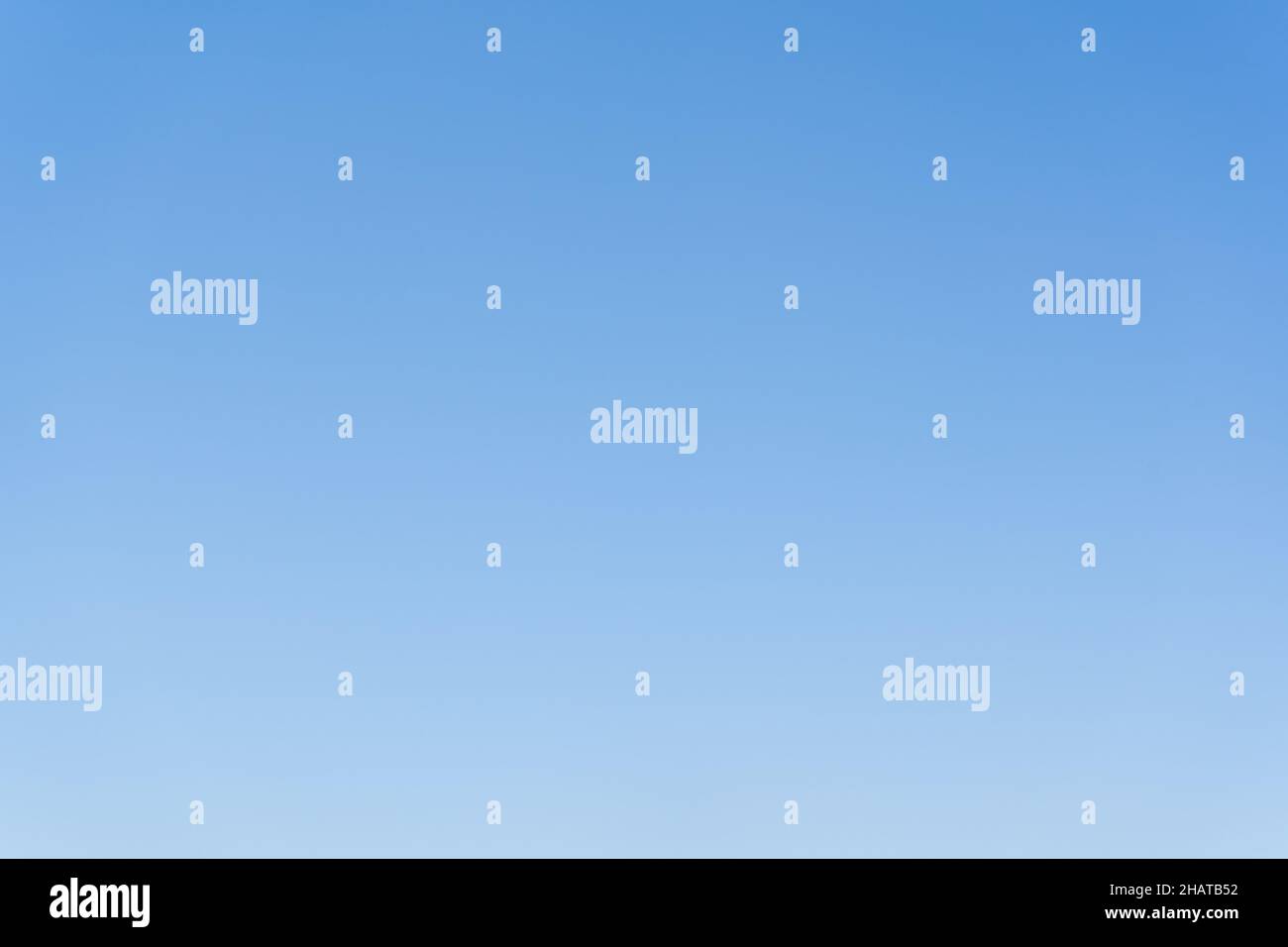 Ciel bleu clair sans nuages Banque D'Images