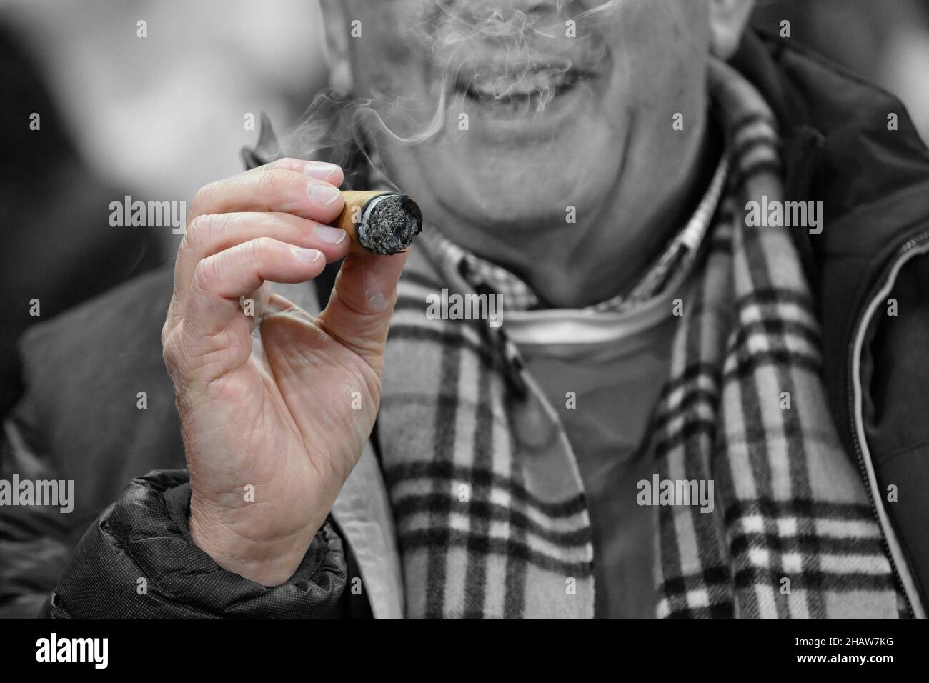 Fume-cigare, fume-cigare Banque D'Images