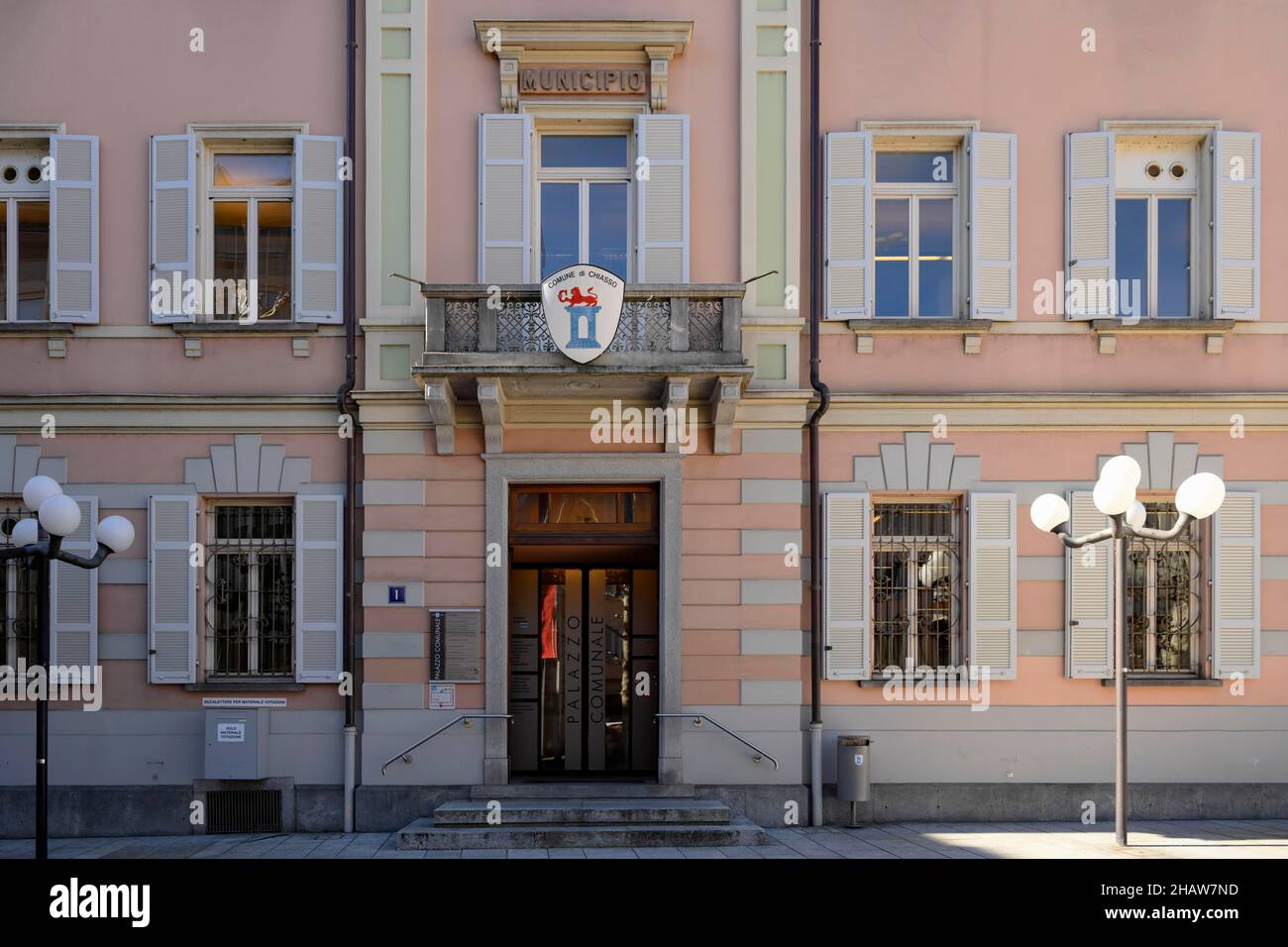 Community Hall Chiasso, Suisse Banque D'Images
