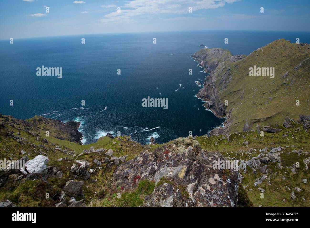 Achill Head, île d'Achill, comté de Mayo, Irlande Banque D'Images