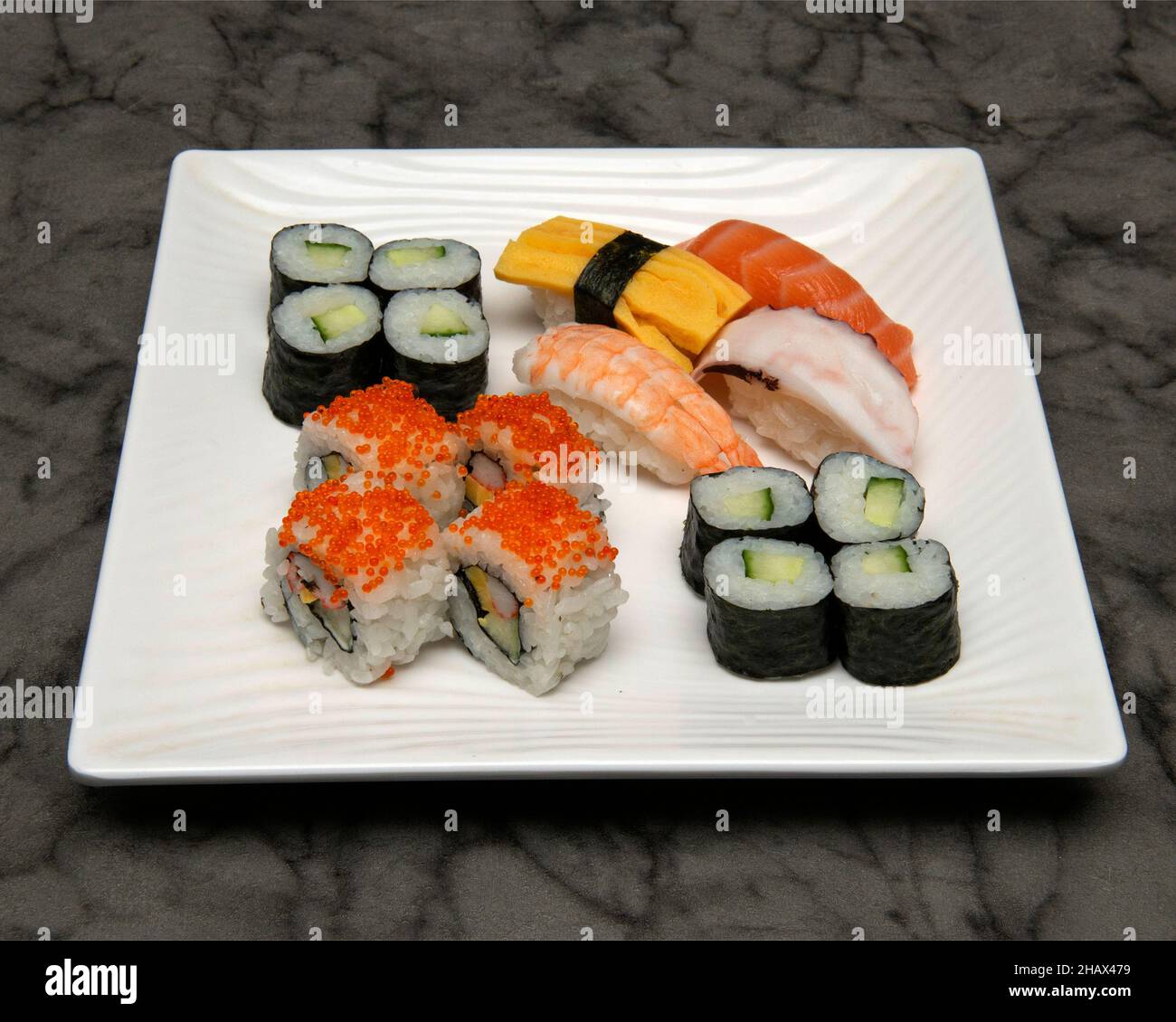 Cuisine japonaise Sushi Banque D'Images