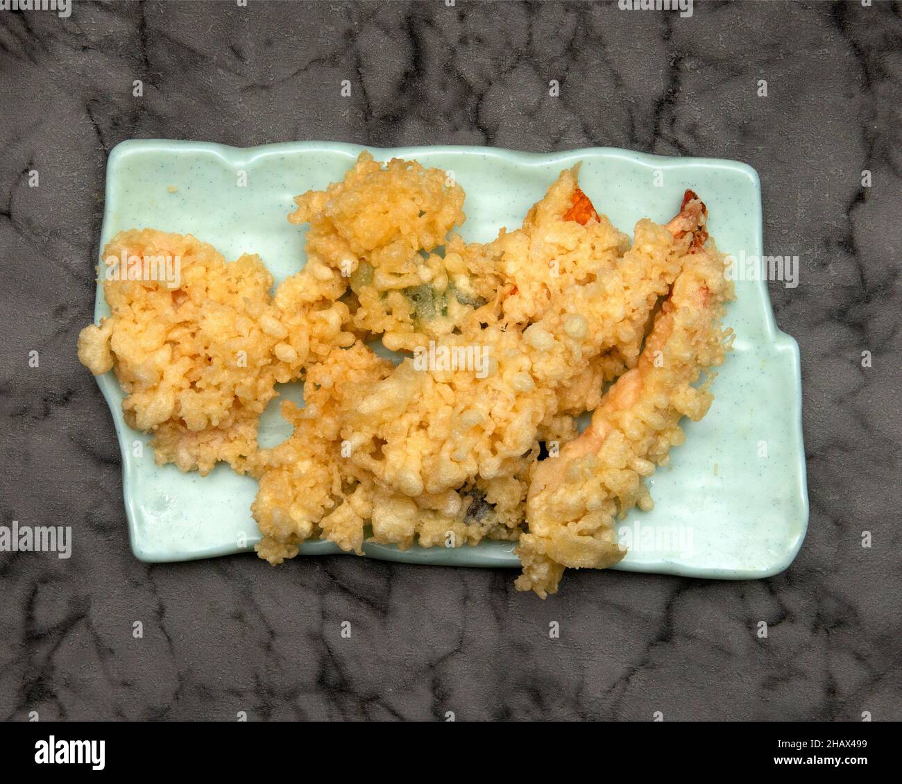 La nourriture japonaise tempura Banque D'Images