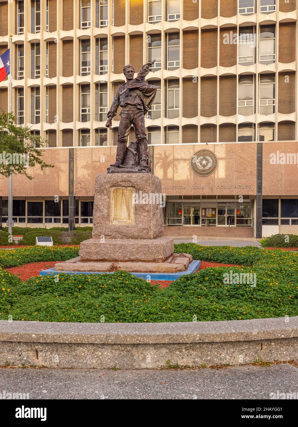 Galveston, Texas, États-Unis - 23 novembre 2021 : le palais de justice du comté de Galveston Banque D'Images