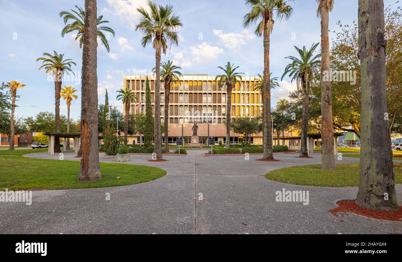 Galveston, Texas, États-Unis - 23 novembre 2021 : le palais de justice du comté de Galveston Banque D'Images