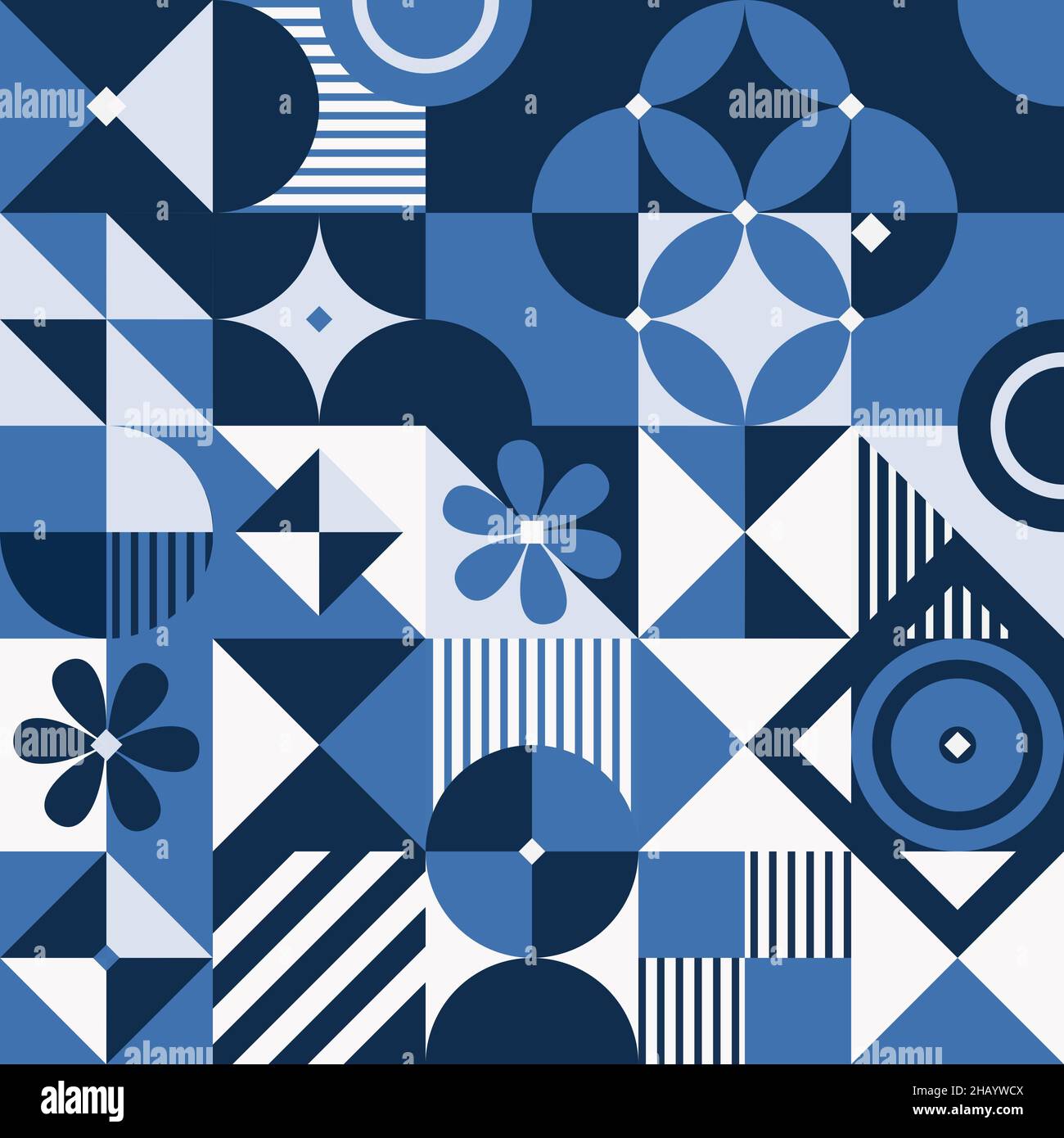 Motif sans couture Neo Geometric dans des couleurs élégantes.Design moderne et abstrait Banque D'Images