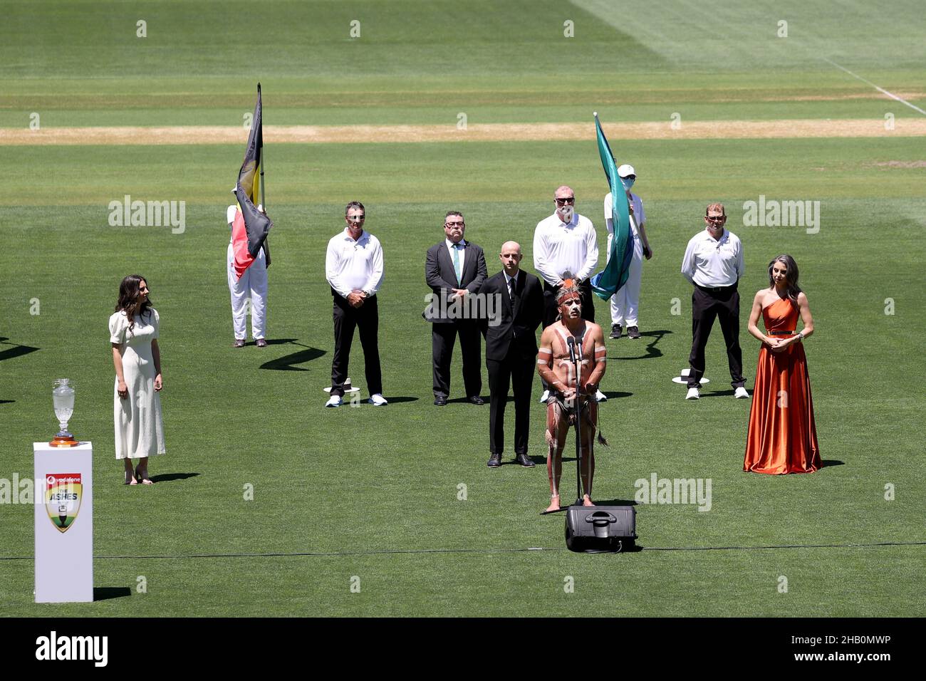 Adélaïde, Australie.16th décembre 2021.Bienvenue dans le pays avant le deuxième Test Match de la série Ashes entre l'Australie et l'Angleterre.Crédit : Peter Mundy/Speed Media/Alay Live News Banque D'Images