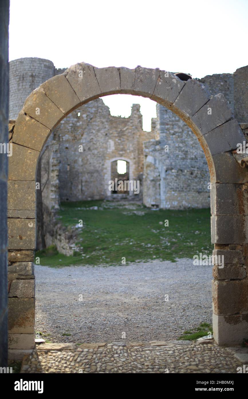 Château de Bargeme, Var, 83, région Sud Banque D'Images