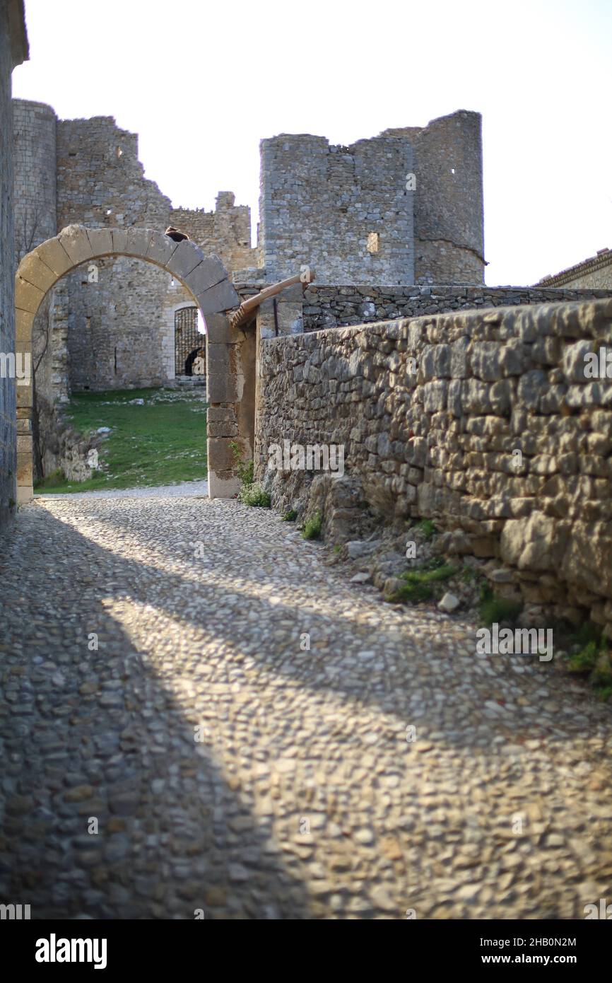 Château de Bargeme, Var, 83, région Sud Banque D'Images