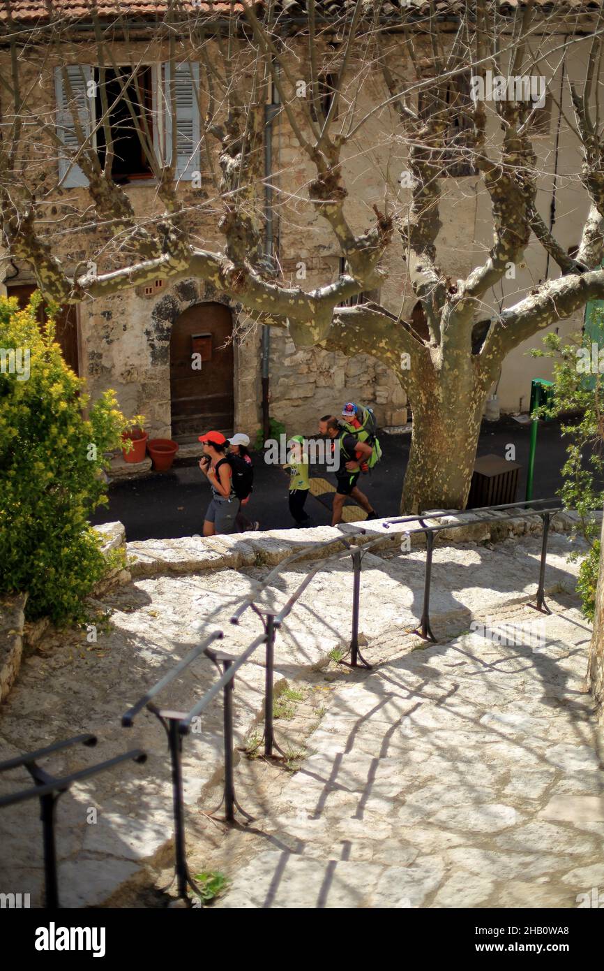 Trigance, Var, 83, région sud Banque D'Images