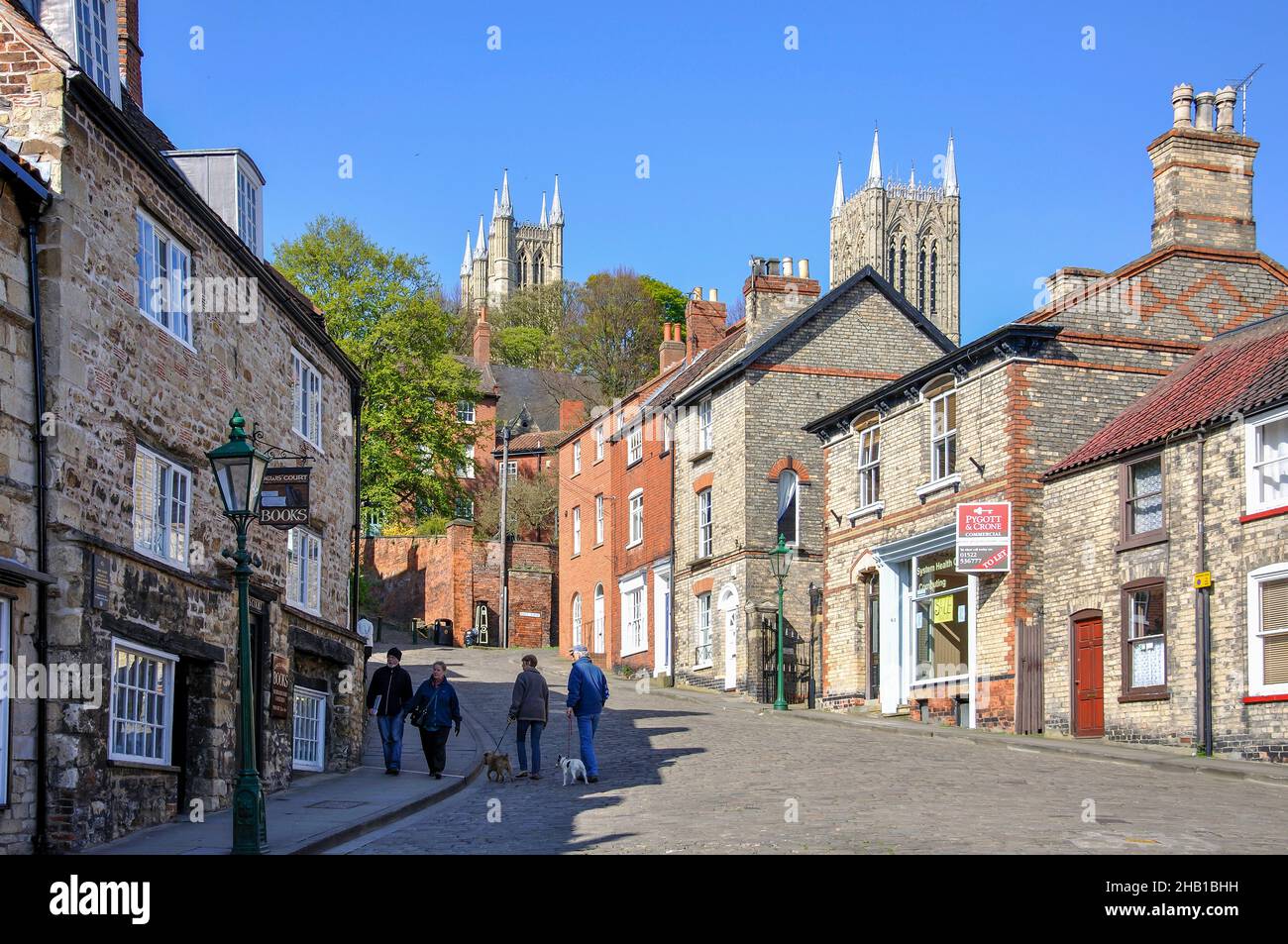 Abrupte, Lincoln, Lincolnshire, Angleterre, Royaume-Uni Banque D'Images