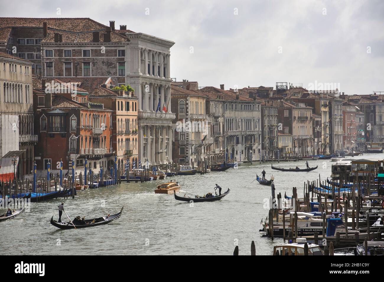 Grand Canal, Venise (Venise), Vénétie, Italie Banque D'Images