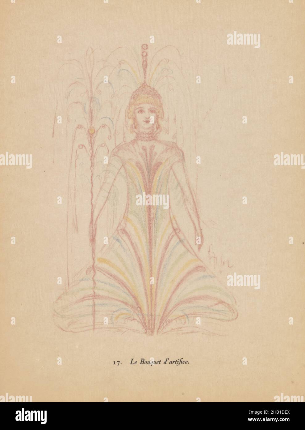 La gamme d'amour, James Ensor, 1929, oeuvre littéraire, 1929,Art belge Banque D'Images