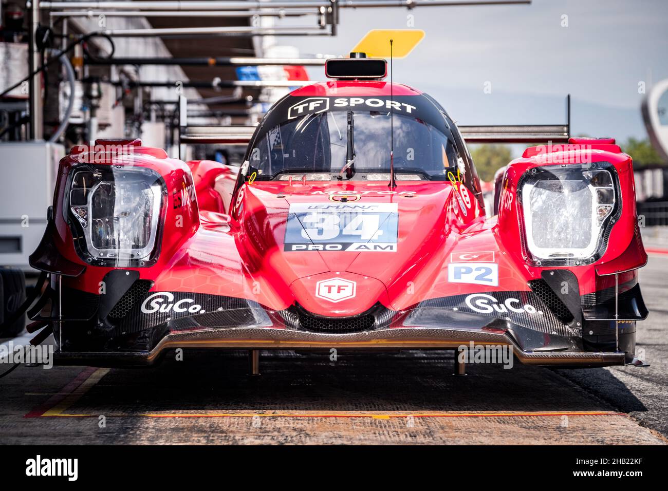 #34, ÉQUIPE DE COURSE TURQUIE, TUR, Oreca 07 - Gibson, Salih Yoluc (TUR), Charlie Eastwood (IRL), Harry Tincknell (GBR).Série européenne le Mans 2021, Barce Banque D'Images